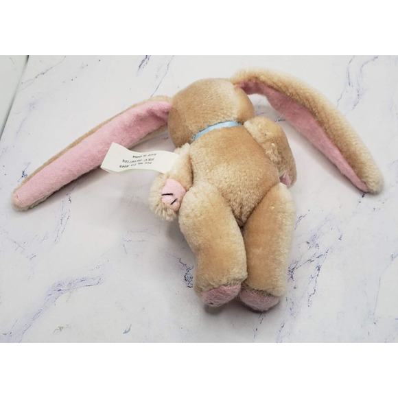 Bunny Rabbit Stuffed Animal Plush Lot of 2 Purple Brown Easter Spring - Picture 10 of 14